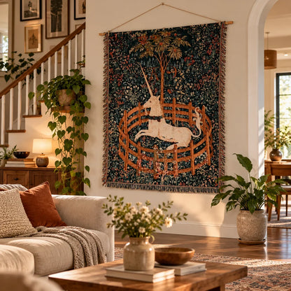 Wall Tapestry Medieval-Inspired Design Multiple Sizes