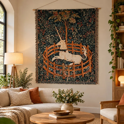 Wall Tapestry Medieval-Inspired Design Multiple Sizes