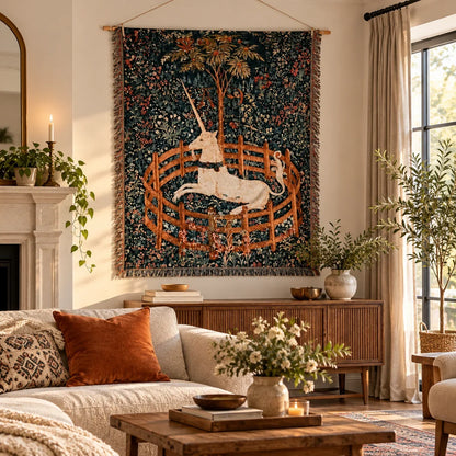 Wall Tapestry Medieval-Inspired Design Multiple Sizes