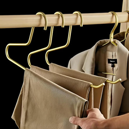 Wardrobe Hangers Metal Non-Slip Set of 5
