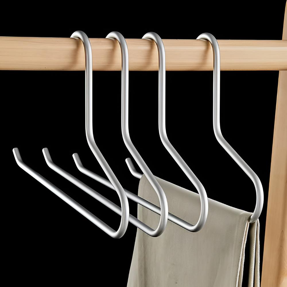 Wardrobe Hangers Metal Non-Slip Set of 5