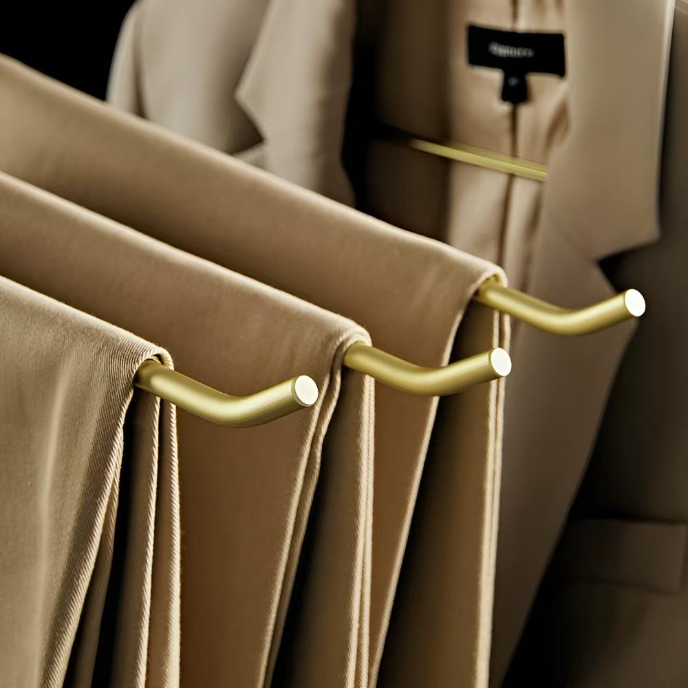 Wardrobe Hangers Metal Non-Slip Set of 5