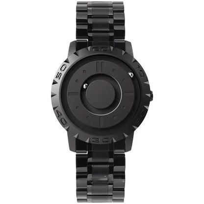 Watch Magnetic Ball Display Stainless Steel Mesh Band
