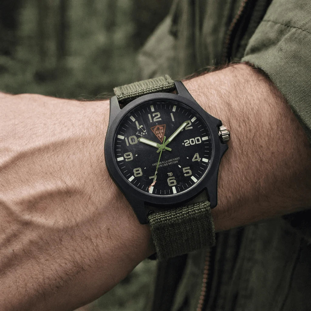 Watch Shock-Resistant Illuminated Dial