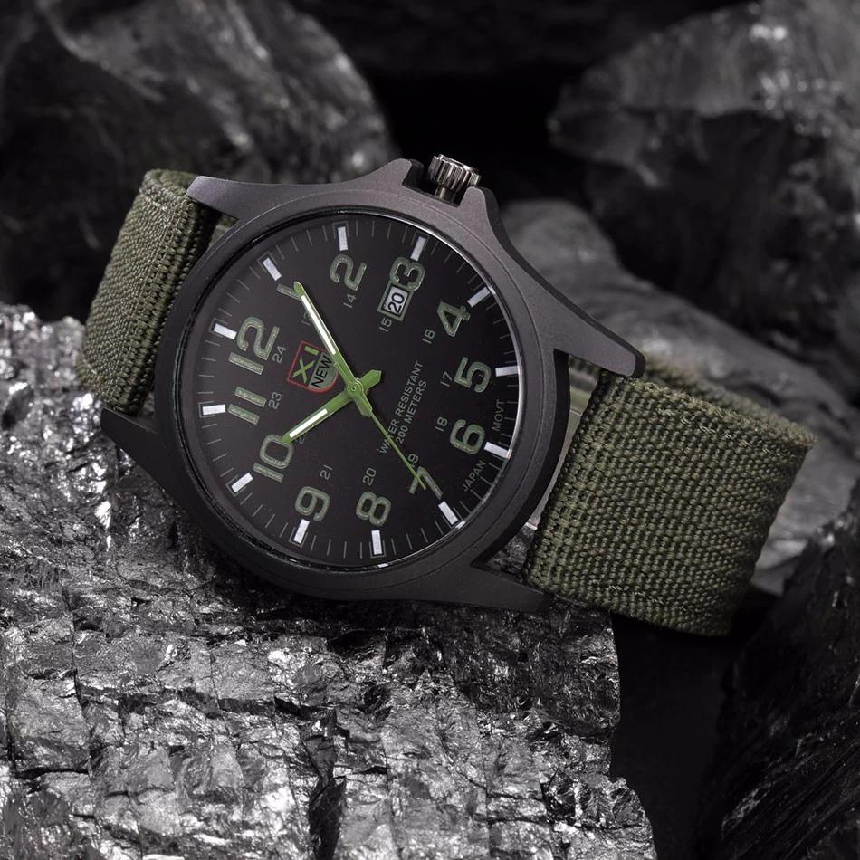 Watch Shock-Resistant Illuminated Dial