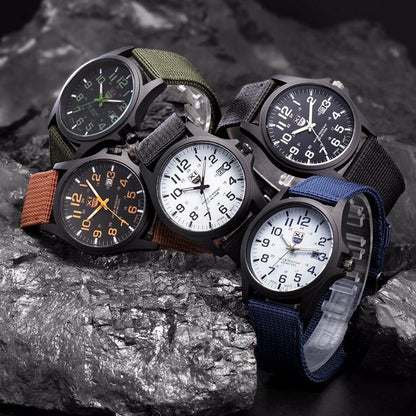 Watch Shock-Resistant Illuminated Dial