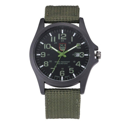 Watch Shock-Resistant Illuminated Dial