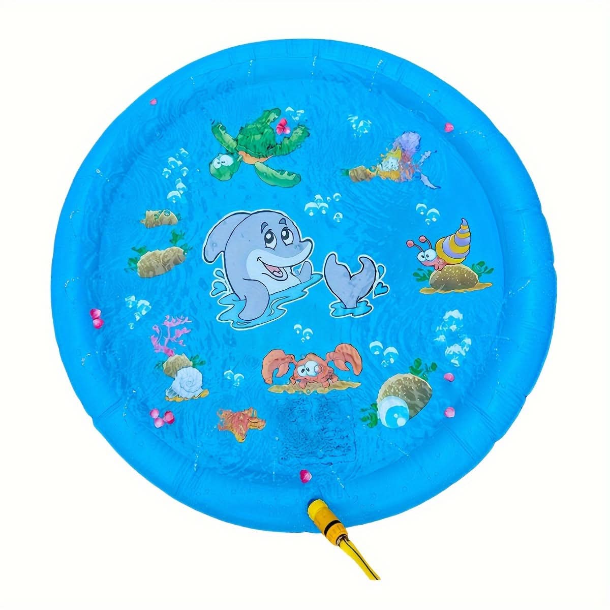Water Play Mat Inflatable Integrated Spray System 39.4-Inch