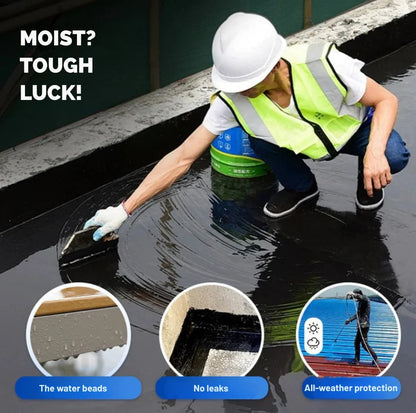 Waterproof Coating Brush-On Leak Barrier Flexible Finish