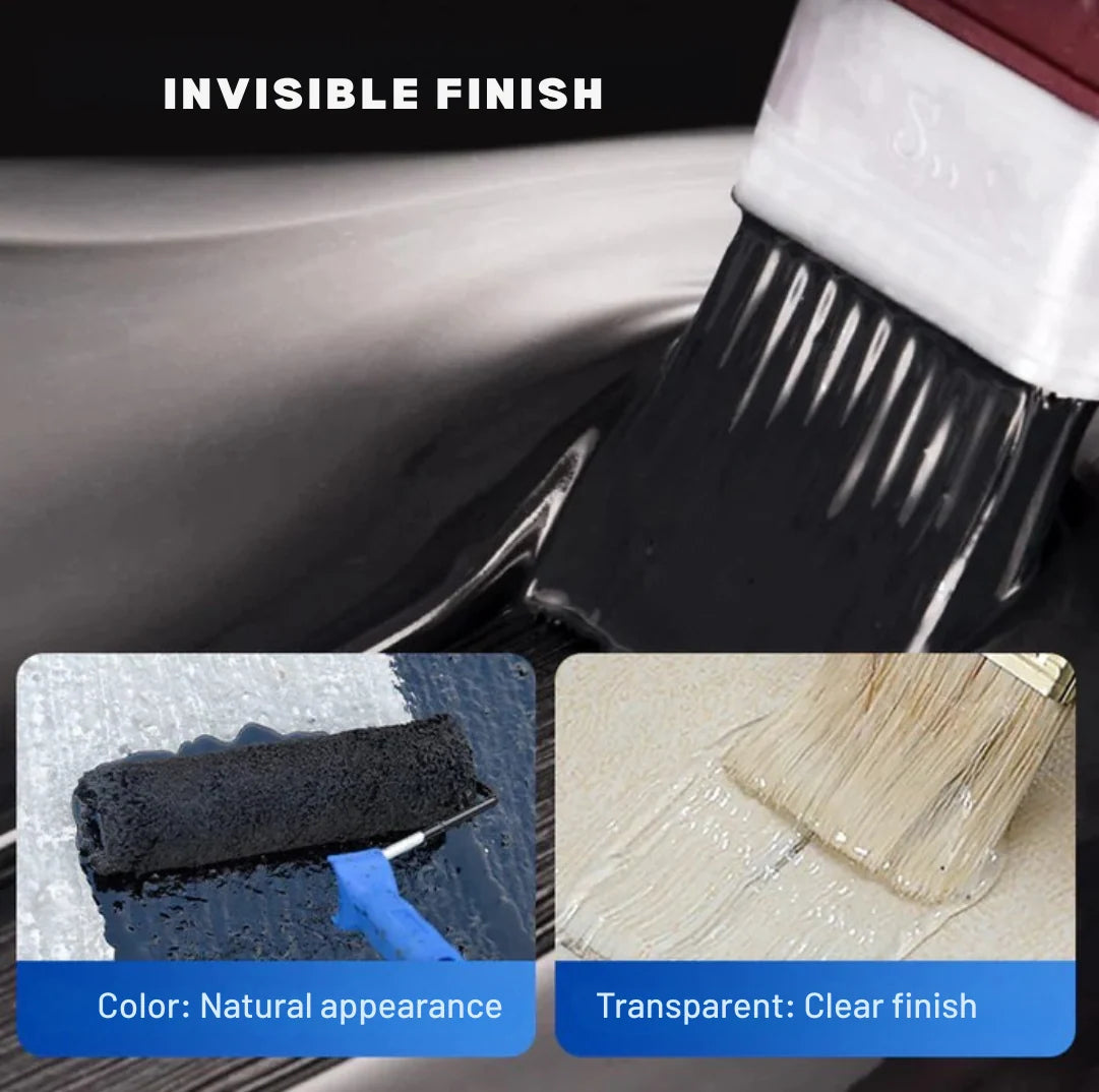Waterproof Coating Brush-On Leak Barrier Flexible Finish