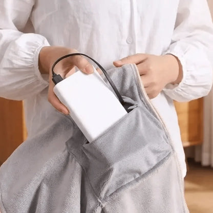 Wearable Heated Blanket USB Powered 3 Heat Settings