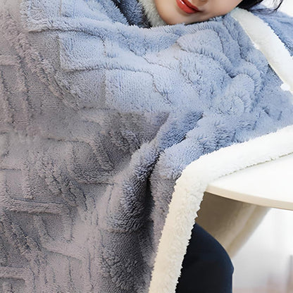 Wearable Throw Blanket Super-Soft Flannel Antibacterial & Hypoallergenic