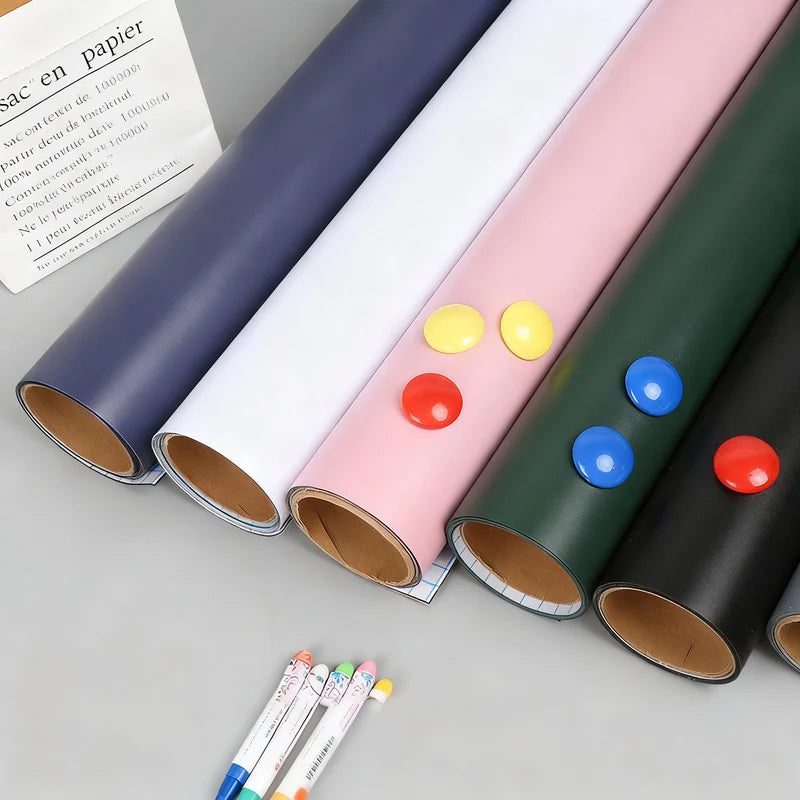 Whiteboard Wall Film Magnetic Self-Adhesive Reusable Dry-Erase