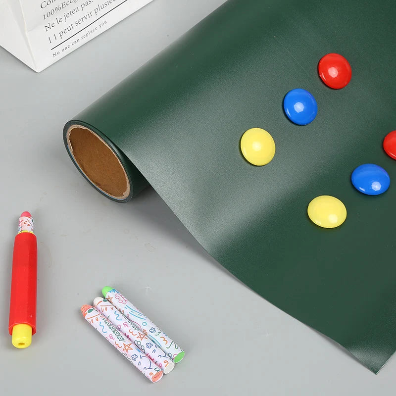 Whiteboard Wall Film Magnetic Self-Adhesive Reusable Dry-Erase