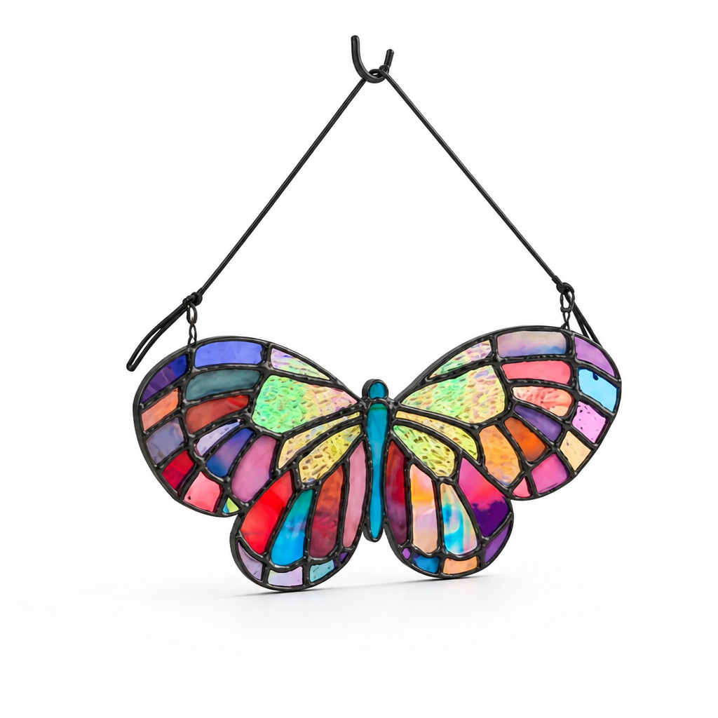 Window Decoration Acrylic Multicolor Weather-Resistant Ready To Hang