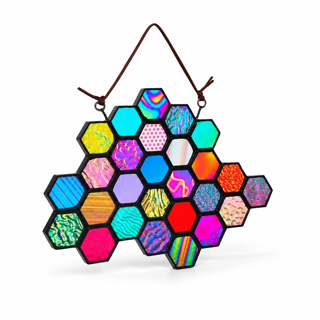 Window Decoration Acrylic Multicolor Weather-Resistant Ready To Hang