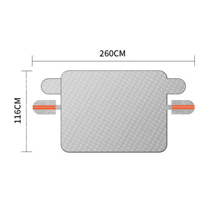 Windshield Cover Magnetic Weather-Resistant With Mirror Coverage