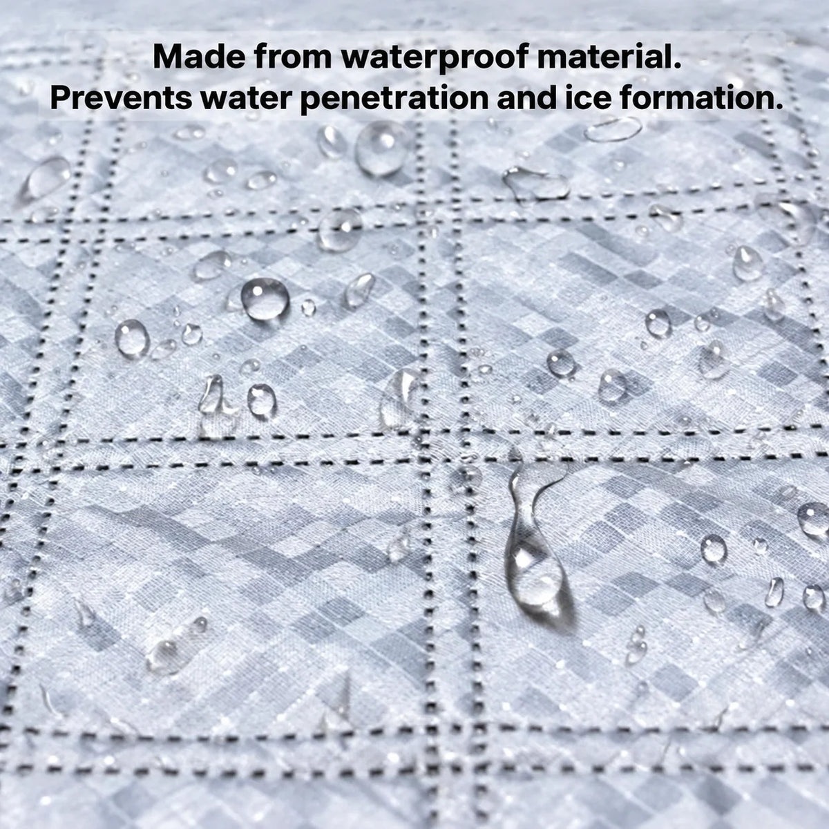 Windshield Cover Magnetic Weather-Resistant With Mirror Coverage