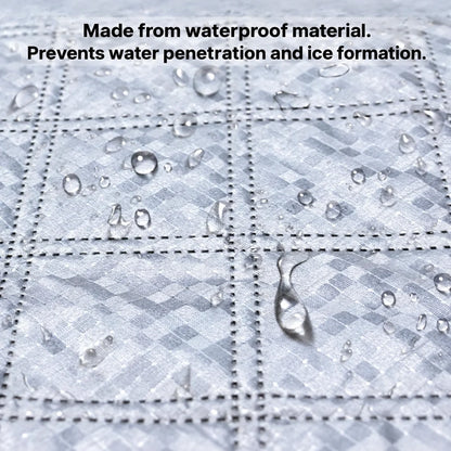 Windshield Cover Magnetic Weather-Resistant With Mirror Coverage