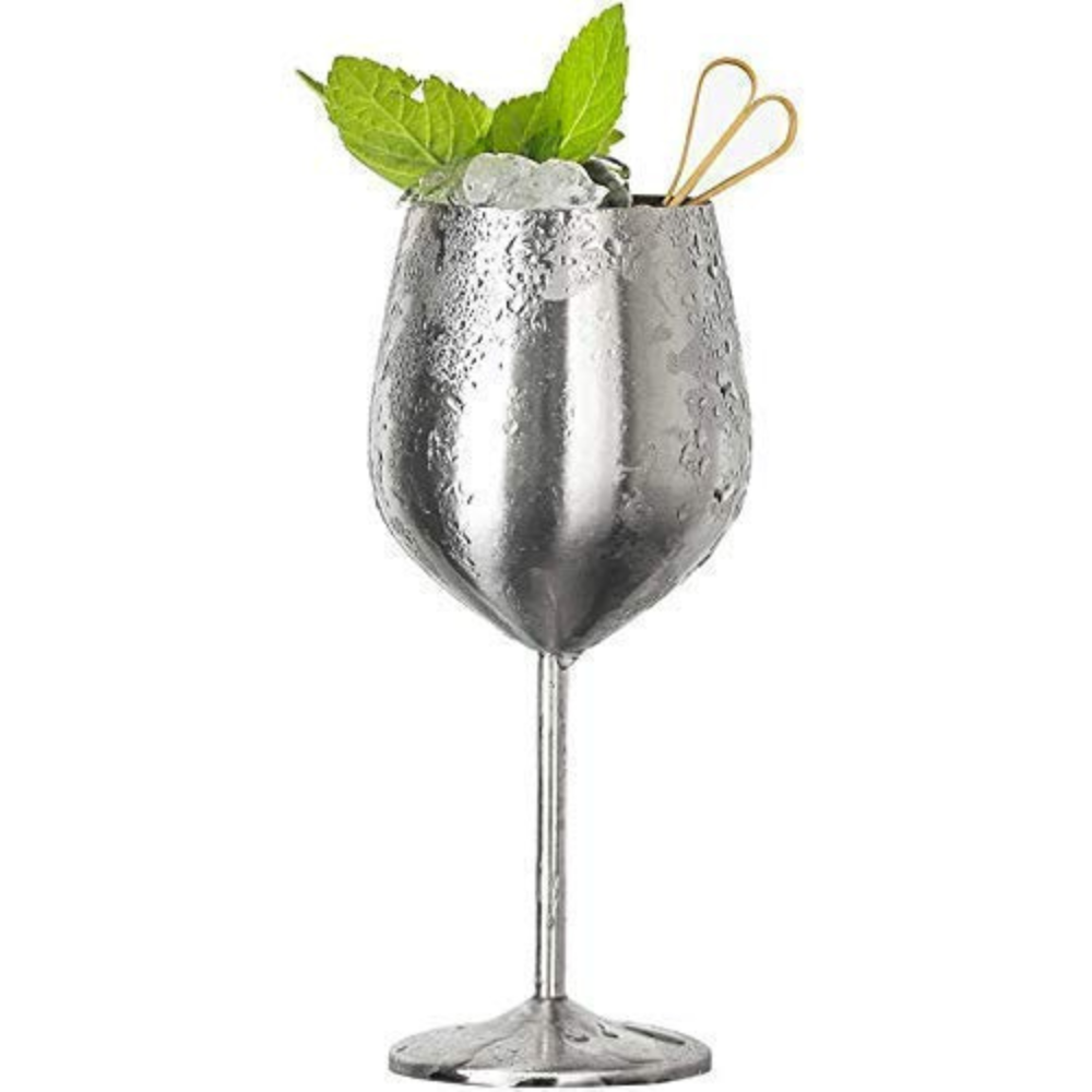 Wine Glass Stainless Steel Unbreakable Dishwasher-Safe