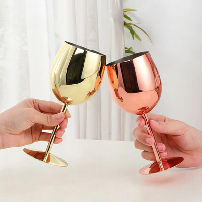 Wine Glass Stainless Steel Unbreakable Dishwasher-Safe
