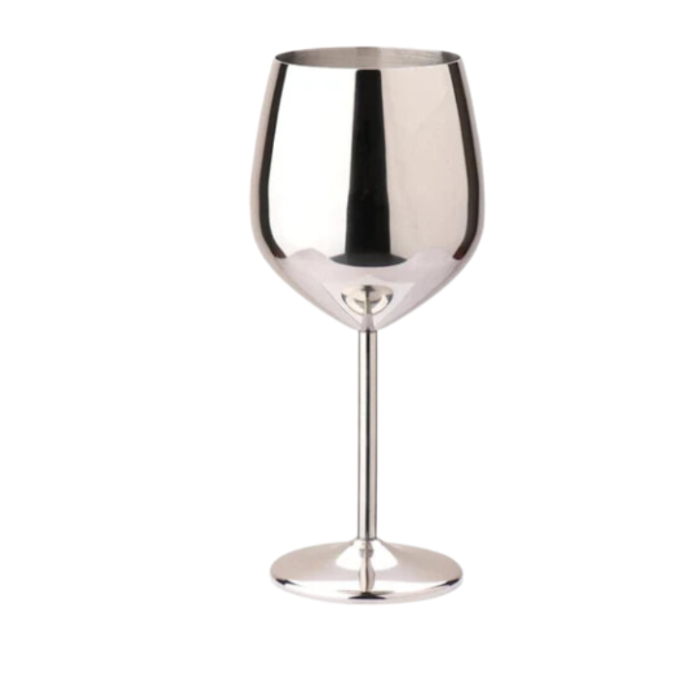 Wine Glass Stainless Steel Unbreakable Dishwasher-Safe