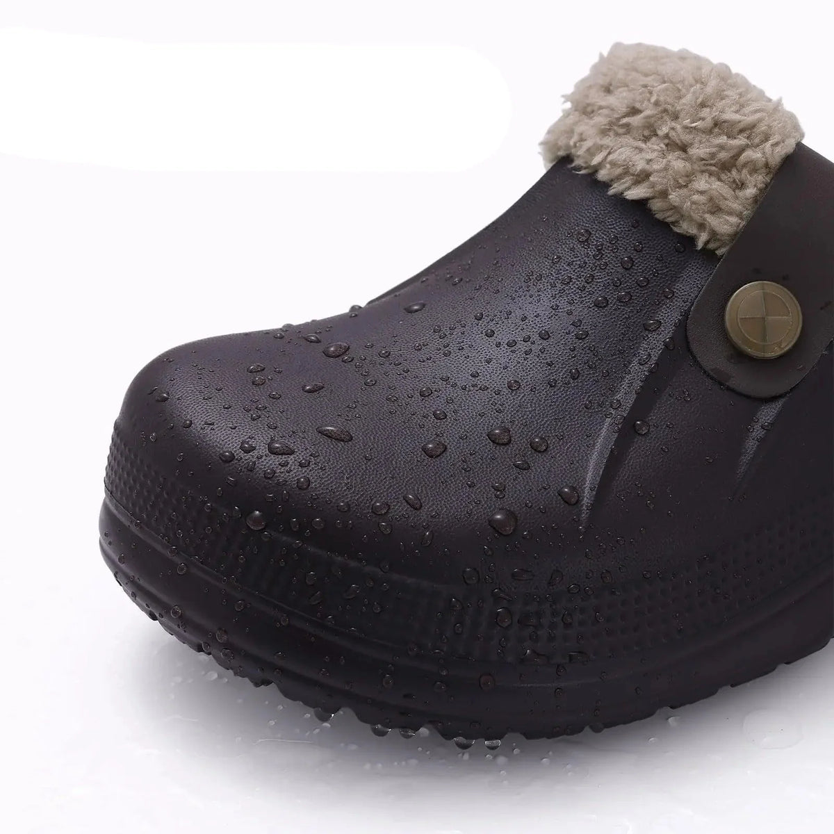 Winter Clogs Waterproof Plush Lined Non-Slip Sole