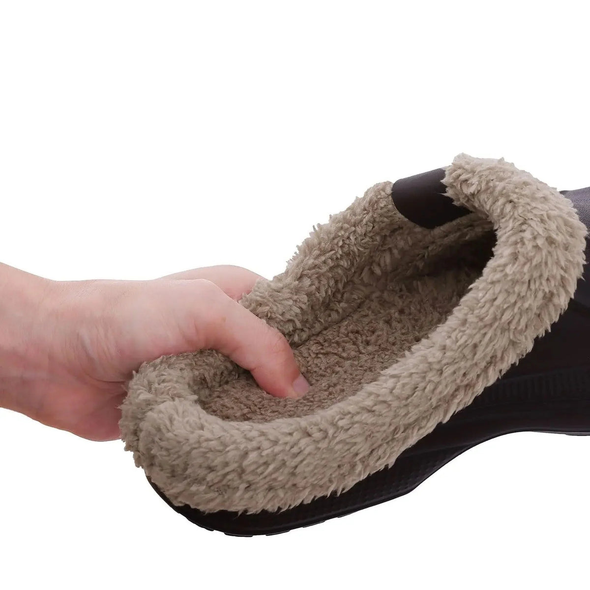 Winter Clogs Waterproof Plush Lined Non-Slip Sole