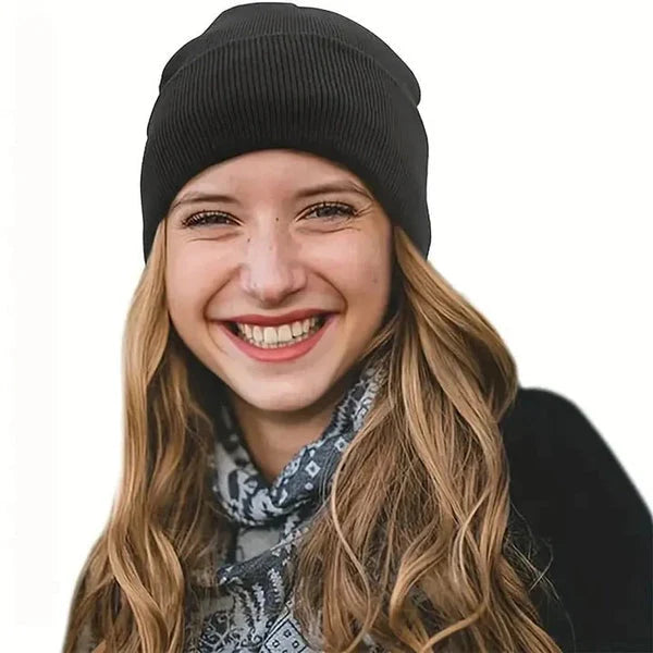 Winter Hat Wool Outer Silk Lining Hair-Friendly Comfort