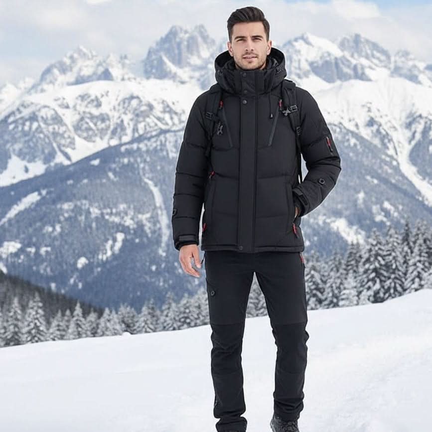 Winter Parka Jacket Waterproof & Insulated Detachable Hood