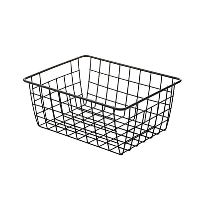 Wire Storage Basket Iron Waterproof Compact
