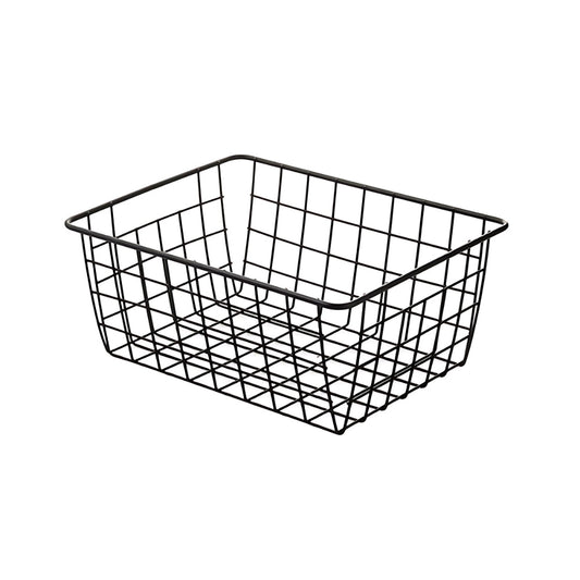 Wire Storage Basket Iron Waterproof Compact