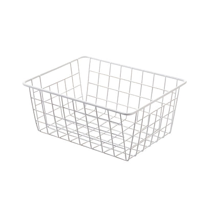 Wire Storage Basket Iron Waterproof Compact