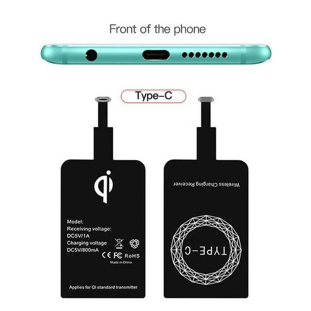 Wireless Charging Receiver Qi & A4WP Compatible Slim