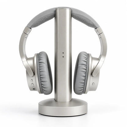 Wireless TV Headphones UHF 160 Ft Range 20-Hour Battery
