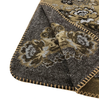 Women's Poncho Acrylic Jacquard Fringe