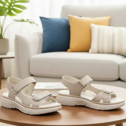Women's Sandals Adjustable Multi-Strap Cushioned Orthopedic Sole