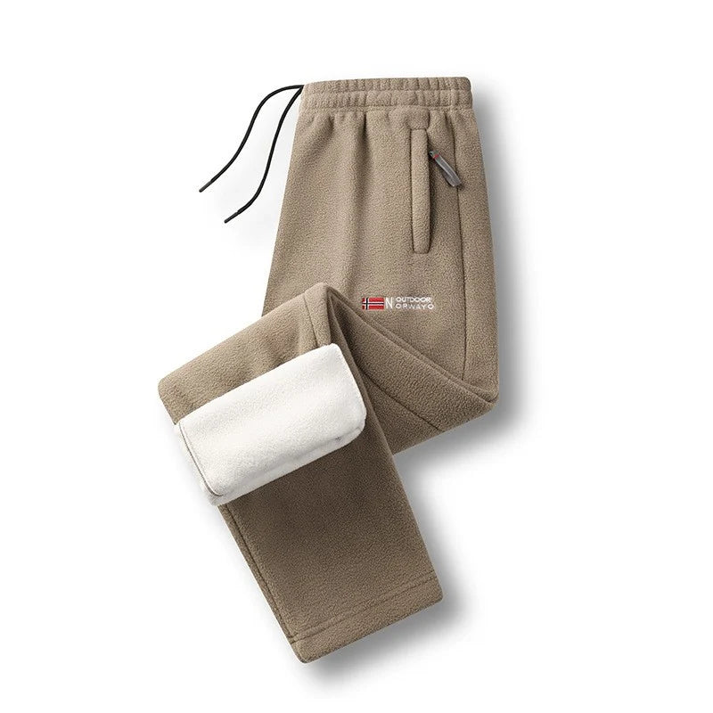 Women's Thermal Pants Fleece-Lined Zipper Pockets