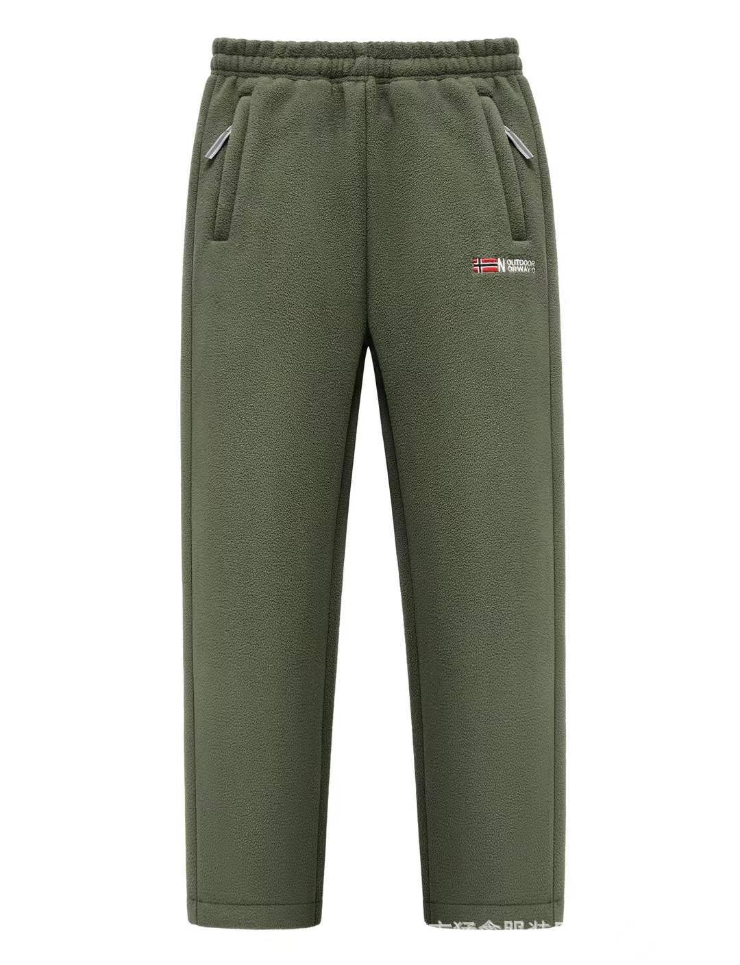Women's Thermal Pants Fleece-Lined Zipper Pockets