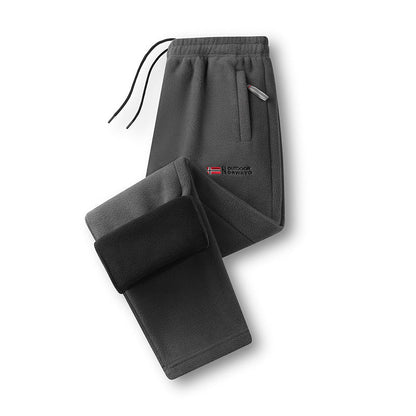 Women's Thermal Pants Fleece-Lined Zipper Pockets