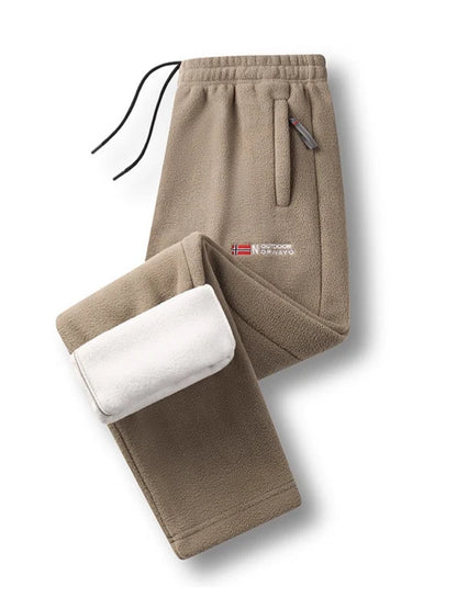 Women's Thermal Pants Fleece-Lined Zipper Pockets