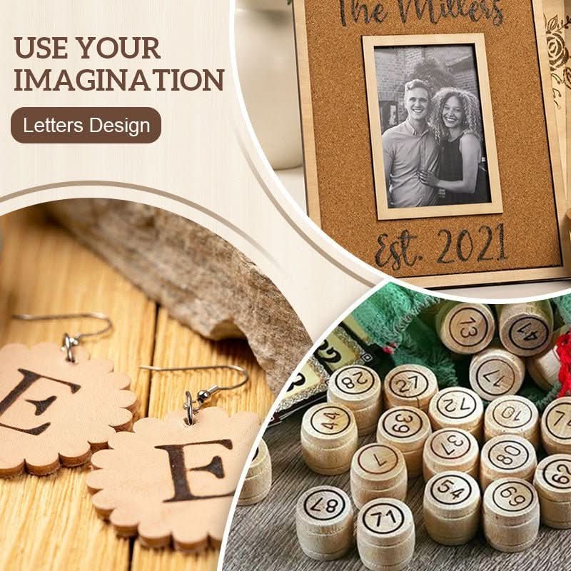 Wood Burning & Engraving Tool Adjustable Temperature 58-Piece Set