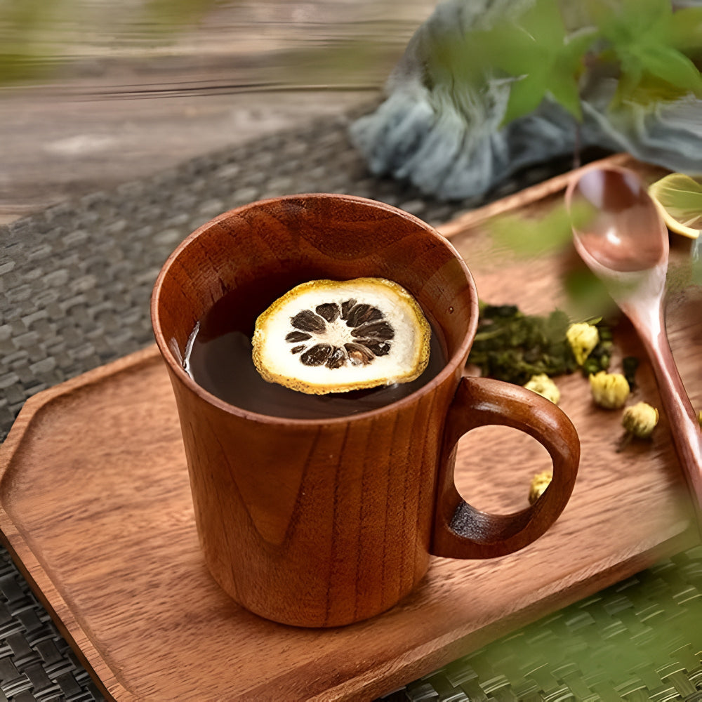Wooden Mug Handcrafted 250ml Hot & Cold