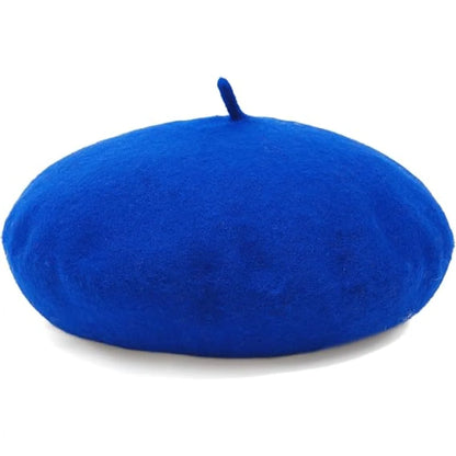 Wool Beret Soft Breathable One Size Stretch Fit