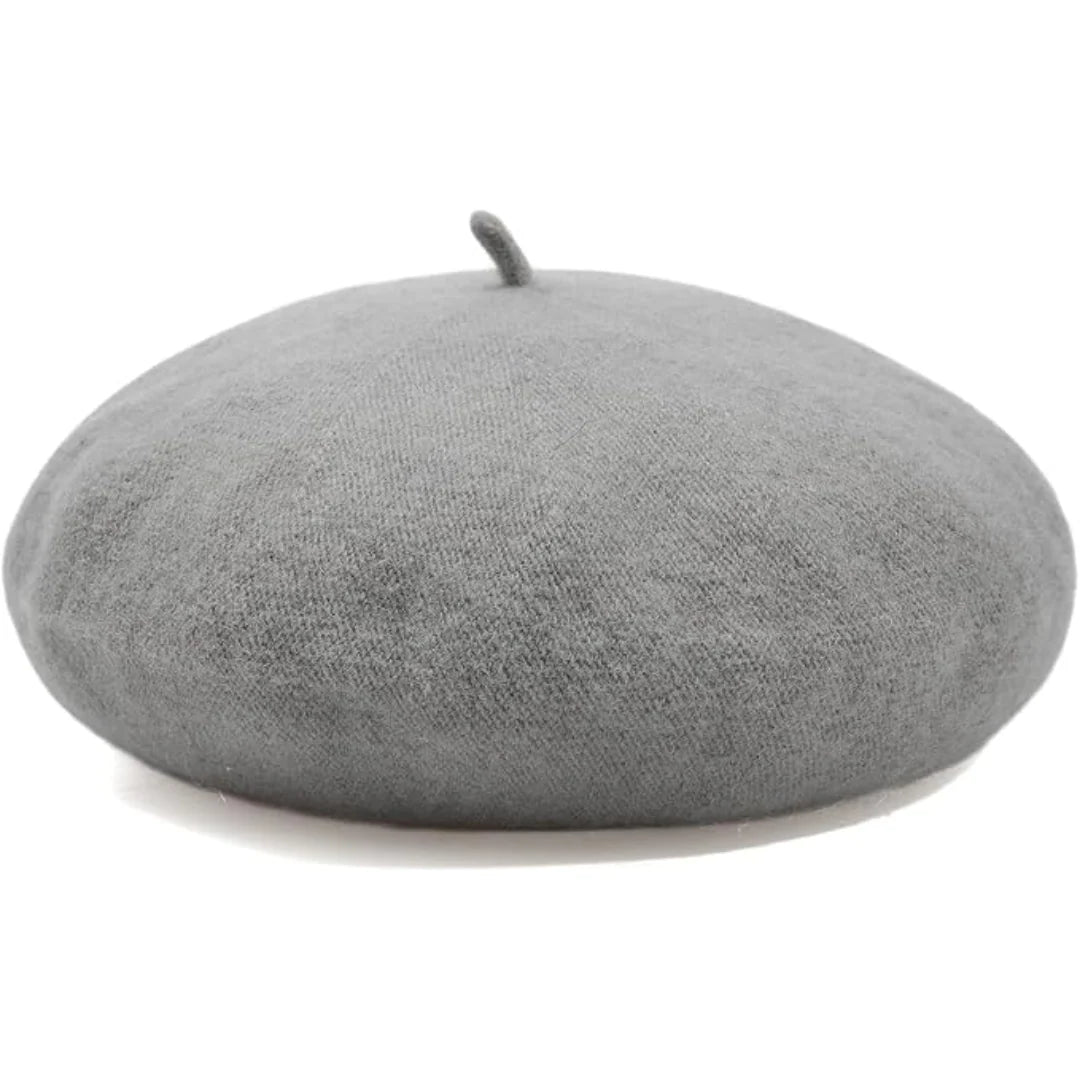 Wool Beret Soft Breathable One Size Stretch Fit
