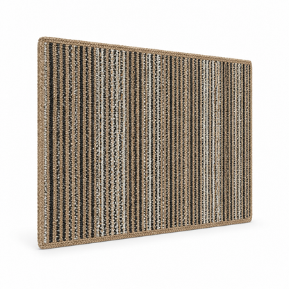 Woven Area Rug Reversible Braided Stripe Durable