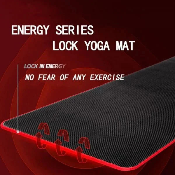 Yoga Mat High-Density Cushioning Non-Slip Textured Surface