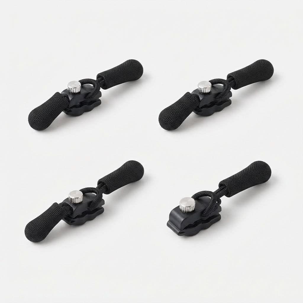 Zipper Repair Kit Tool-Free Snap Metal Set of 25