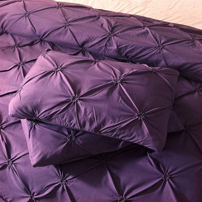 Luxurious Pleated Duvet Cover Set for Ultimate Comfort