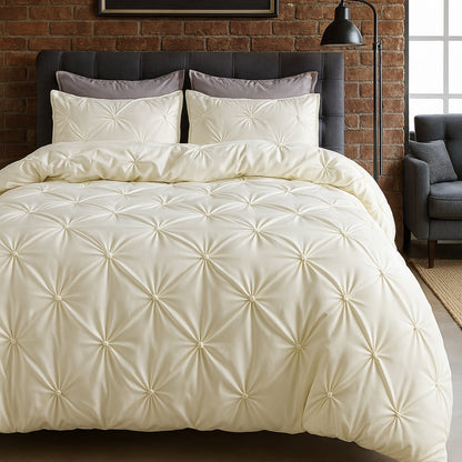 Luxurious Pleated Duvet Cover Set for Ultimate Comfort
